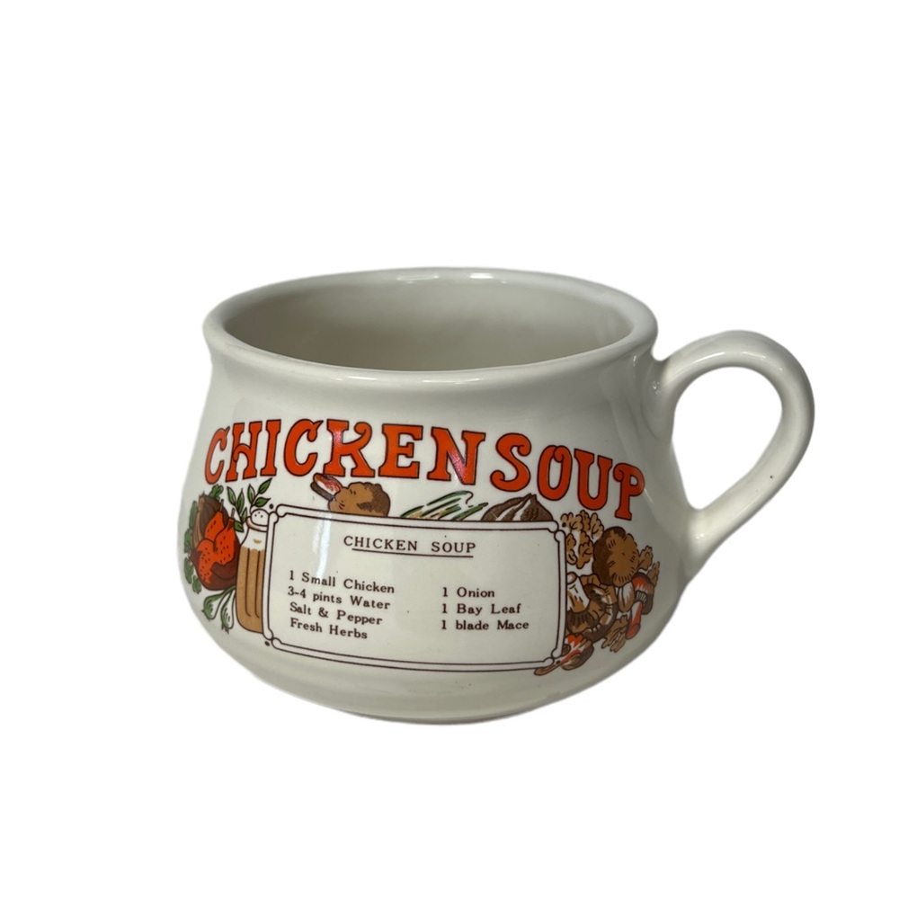 Vintage 1980s Chicken Soup Mug